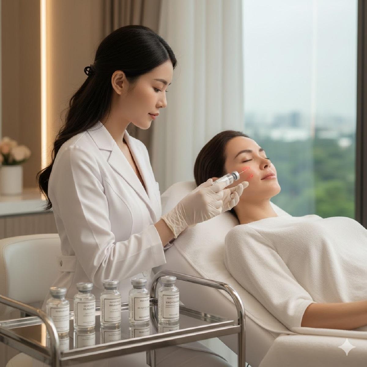 Sage & Sol Skin Lab - luxury clinic environment